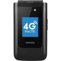 Brondi Magnum XXL Noir Téléphone portable pour seniors avec grandes touches