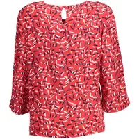 Gant Femmes, T-shirt, Pull rouge en viscose pour femme, Rouge, (38)