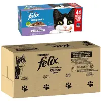Felix 120x85g Jumbopack Sensations 4 saveurs en gelée - Pâtée pour chat
