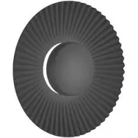 HELL Shelly LED Applique murale double blanc chaud noir 40302/1-06