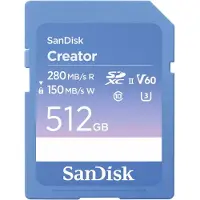 SanDisk Creator 512 Go SDXC UHS-II Classe 10
