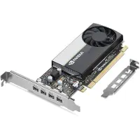 Lenovo NVIDIA T400E 4GB mini-DP*4 GDDR6 Graphics Card (4 Go, GDDR6), Carte graphique, Noir