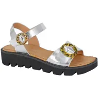 Cipriata - Sandales à talon compensé pour femme "Mimi" DF2326 (39,5 EU) (Argent)