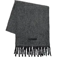 Pull&Bear Écharpe gris foncé / noir