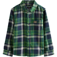 Superdry Chemise bleu marine / jaune / vert / blanc