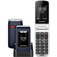 Sunstech CELT23BL Téléphone portable pour seniors/ Bleu