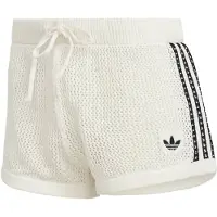 Adidas Originals Knitted Crochet Shorts Femme - Shorts, Blanc - Taille 40 - Poly Mesh