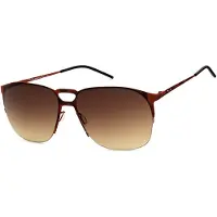 Italia Independent MOD 0211 I THIN METAL, lunettes de soleil bleues pour hommes, taille 57/15/140