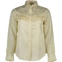 Gant Femmes, Chemise, Chemise beige à manches longues pour femme, Beige, (XS)