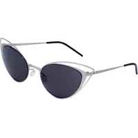 Italia Independent MOD 0218 I THIN METAL 075.075 SILVER 52/20/140 Lunettes de soleil pour femmes