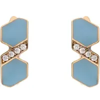 NAEMI Boucles d'oreilles azur / or