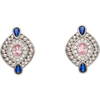 Gaya Boucles d'oreilles bleu / rose / argent