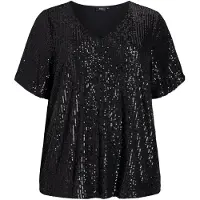 Zizzi Chemisier 'Mlina' noir