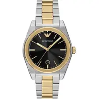 Emporio Armani Montre à affichage analogique or / argent