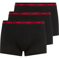HUGO Boxers rouge / noir