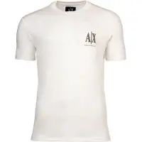 Armani Exchange pour homme. XM000365AF12308U0009 T-shirt coupe regular blanc (XL), Casuel, Coton, Manche courte