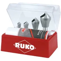 RUKO Jeu de fraises à axe transversal 2-5/5-10/10-15/15-20mm HSS-Co5 5 pcs. cassette Ku (102310E/) (10-15, 15-20 mm, 2-5, 5-10mm)