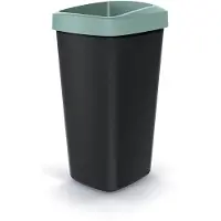 Prosperplast Poubelle COMPACTA Q DROP – Capacité : 25 l, couleur : vert clair