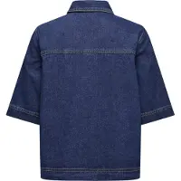 ONLY Chemisier 'ONLBelle' bleu foncé