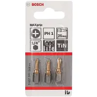 Bosch Powertools Bit d'usinage transversal PH 1 Accessor (Cruciforme Phillips PH)