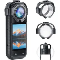 Puluz Lens Covers For Insta360 X5 Camera Snap-on Clair