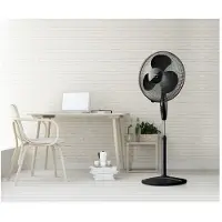 Taurus Ventilateur Sur Pied Greco 16 Cr Elegance 40 Cm 40w Noir