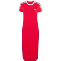 Adidas 3 stripes Femme - Robes de chambre, Rouge - Taille XS (30-32) - Jersey de coton