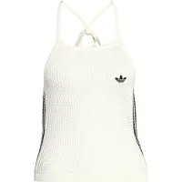 Adidas Originals Knitted Crochet Sleeveless Top Blanc M Femme