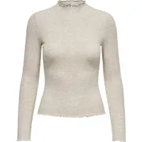 ONLY T-shirt 'ONLEmma' beige chiné
