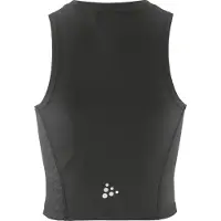 Craft Rush 2.0 Crop Top Femme - Noir