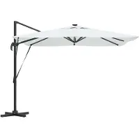 vidaXL Parasol Bordeaux 286 x 284 x 270 cm
