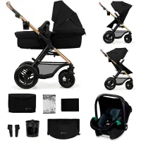 Kinderkraft Poussette combinée Moov 2 Air 3in1 Pure Black