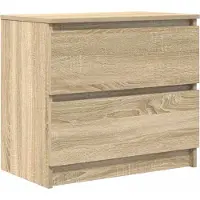 vidaXL Armoire TV Chêne Sonoma 60x35x54 cm Bois composite