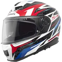 Schuberth S3 Tonnerre Casque Intégral Blanc/Bleu/Rouge 65 unisex