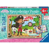 Ravensburger Puzzle Gabby's Poppenhuis, 2x24 pièces.