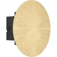Eglo Lampe murale élégante Talamello Ø 15cm - or - plomb