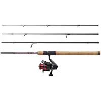 Abu Garcia Diplomat V2 Travel Spinning Combo Noir 2.44 m / 10-35 g