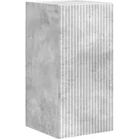 vidaXL Armoire TV murale Béton 30 x 31 x 60 cm Bois composite