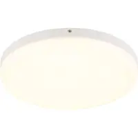 Globo Plafonnier LED, blanc mat, opale, rond, D 30 cm