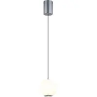 Globo Simmons LED Hängeleuchte 10W Neutralweiss Grau Matt, Metall Ø15cm 16062H (1240 lm)