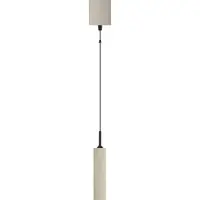REV Suspension LED , variateur intégré, hauteur réglable de 37 à 163 cm, couleur beige