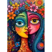 Alipson Puzzle Duo coloré Puzzle 1500 pièces jeu de puzzle
