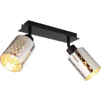 Globo Lampe de plafond à design Alonso 2-noir clair