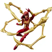 Hasbro Marvel Legends Mary Jane Iron Spider + Carte à effet métallique magique 15 cm
