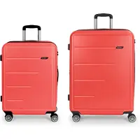 Gabol Future Plus Spinner Expandable 176l Trolley Bag 2 Units Orange