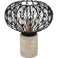 Globo Lampe de table Dorthy Country Black