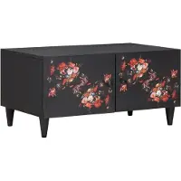 vidaXL Table basse multicolore 80 x 50 x 40 cm bois massif mangue