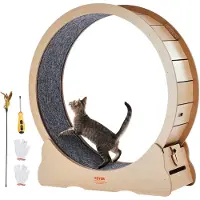 Vevor Roue d'Exercice pour Chat 1100 mm Grande Roue de Course d'Intérieur
