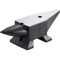 Vevor Enclume de Forgeron en Acier Dur 10 kg Enclume en Métal Dureté 55 HRC Enclume aux Forges 2 Cornes Traitement de Surface Grand Comptoir Parfait pour les Forgerons de Métaux Rivetage Aplatissement