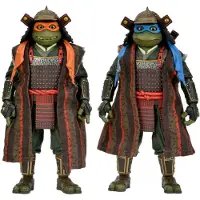 NECA Tortues Ninja 3 Teenage Mutant Leonardo & Michelangelo pack 2 Figurines 18cm